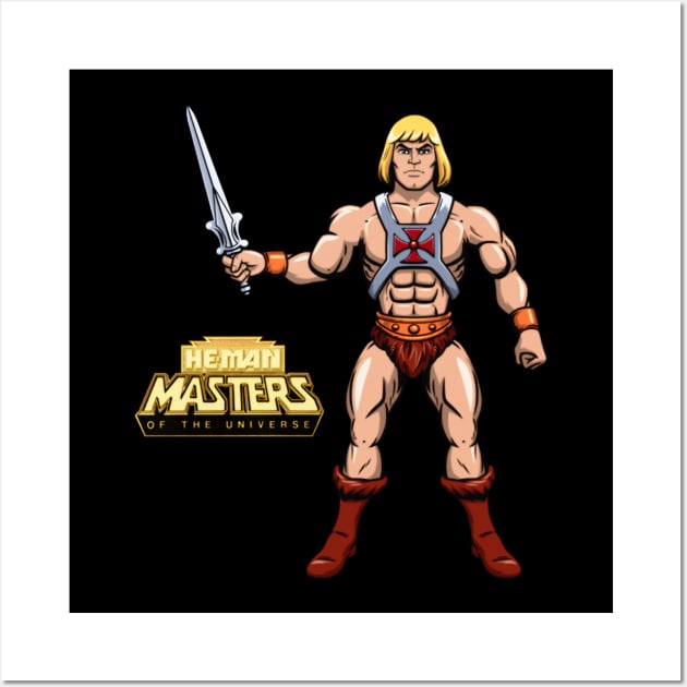 He Man - Masters Of The Universe Wall Art by MACIBETTA